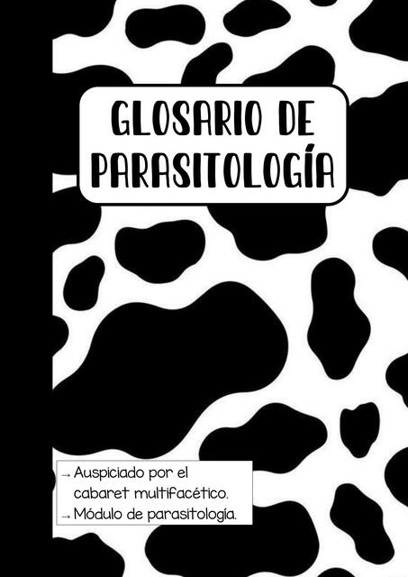 Introducción a la Parasitología