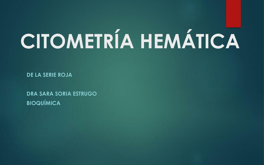 Citometría Hemática 