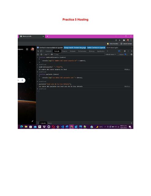 Práctica 5 Hosting