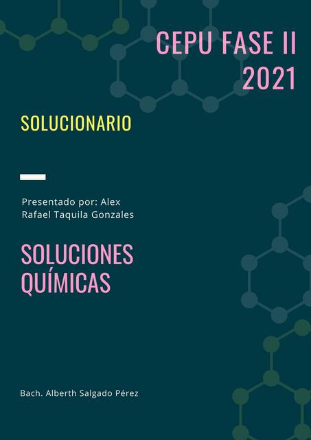 Soluciones Químicas