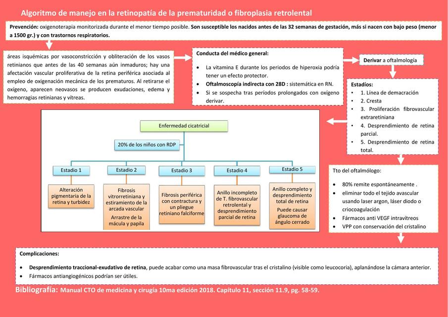 Algoritmo de Manejo de la Retinopatía de la Prematuridad