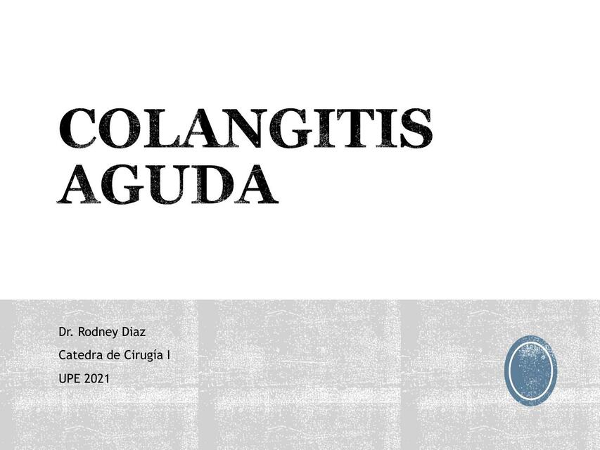 Colangitis Aguda 