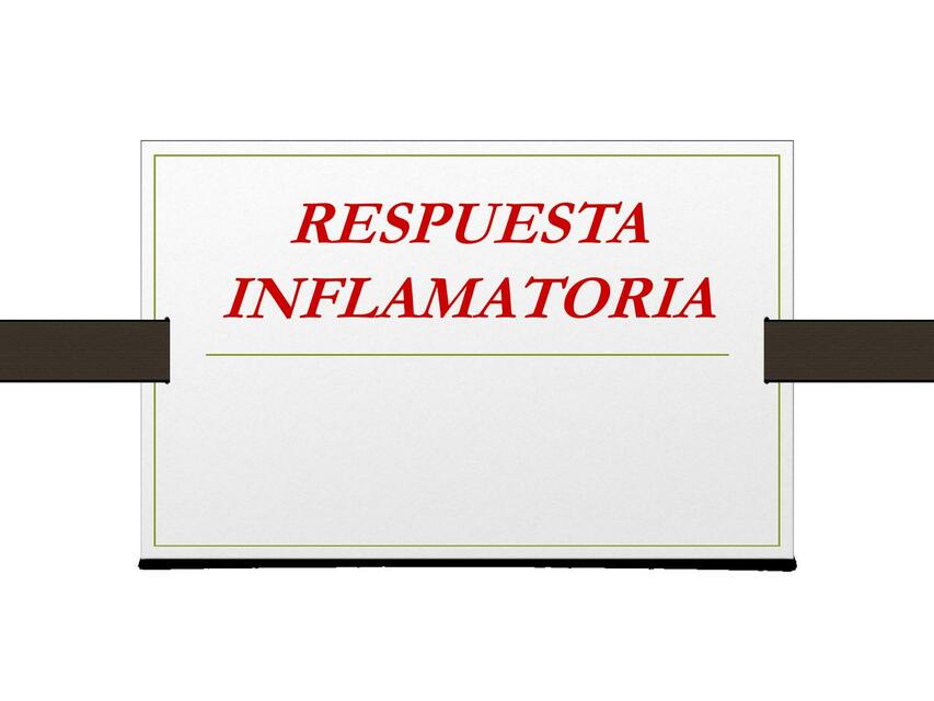 Proceso de Inflamación