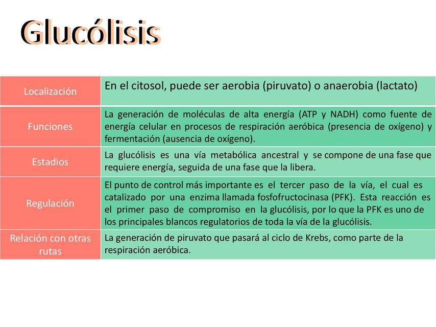 Glucólisis