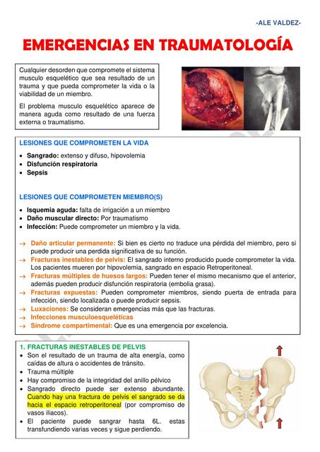 Emergencias en Traumatología 