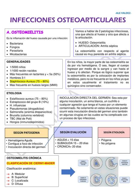 Infecciones del Aparato Locomotor 