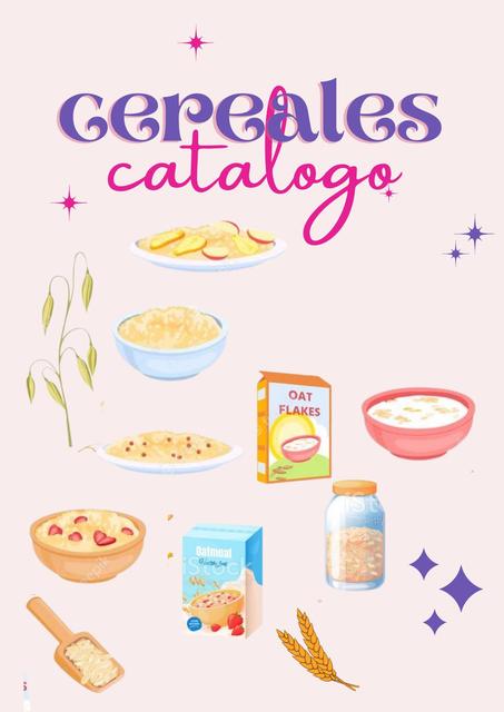 Catálogo de cereales