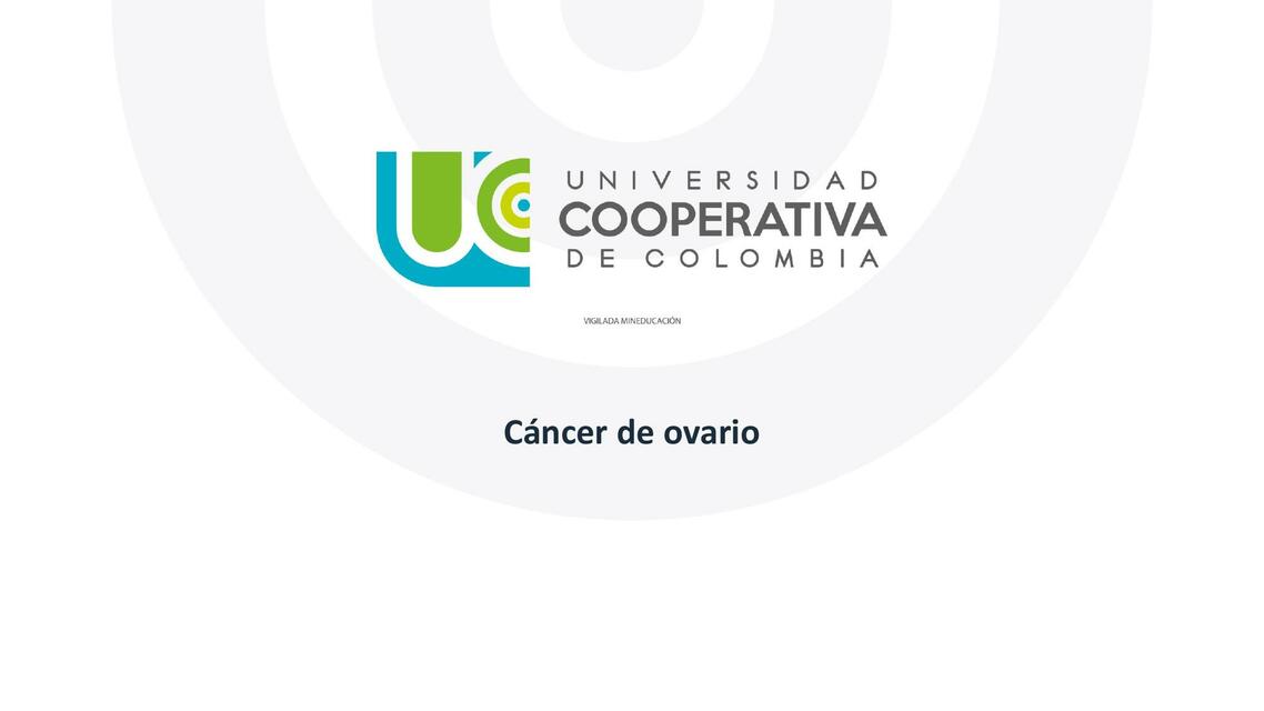 Cáncer de Ovario