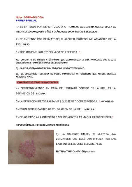 Dermatología 