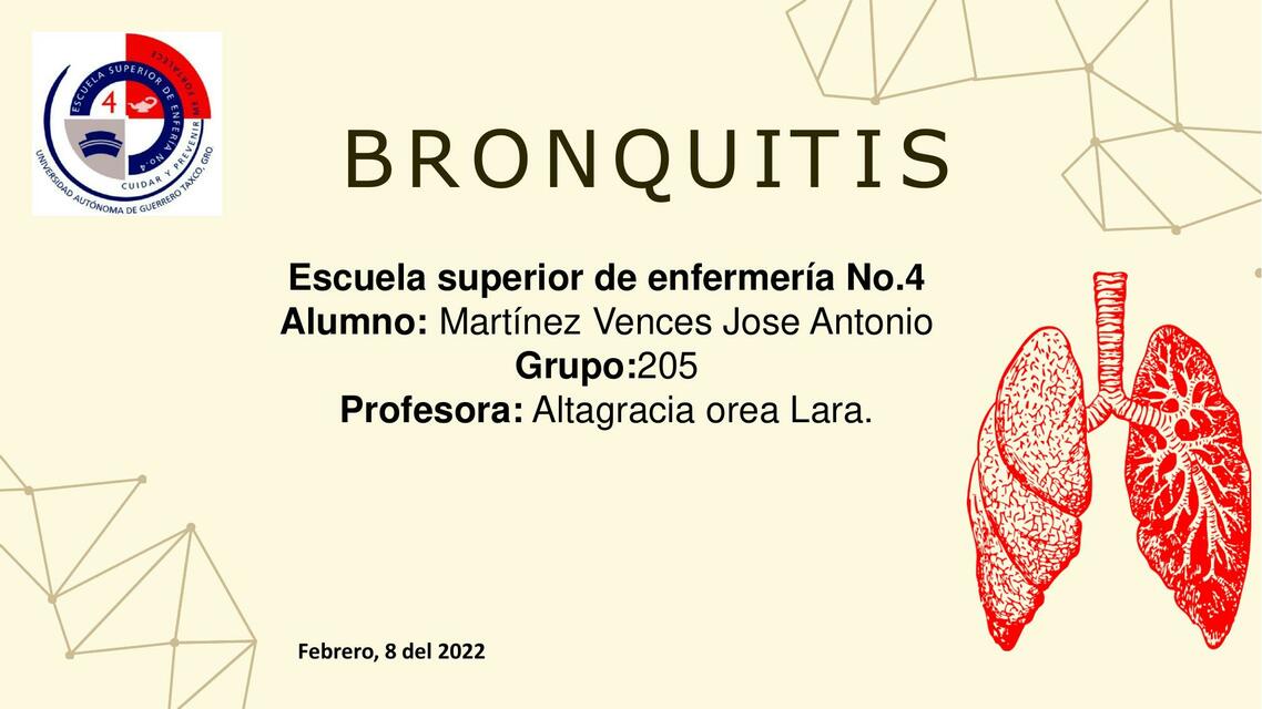 Bronquitis