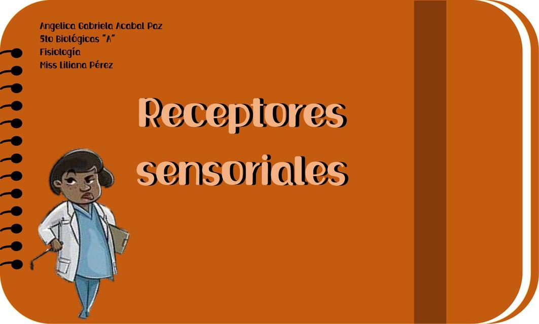 Receptores Sensoriales