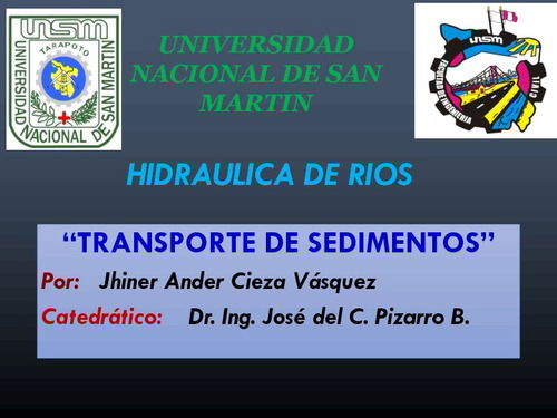 4.Medidas Del Transporte De Sedimentos