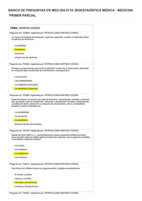 Parcial de Bioestadística Medica