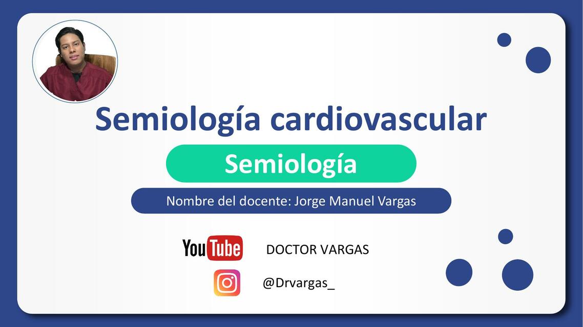 Semiología Cardiovascular