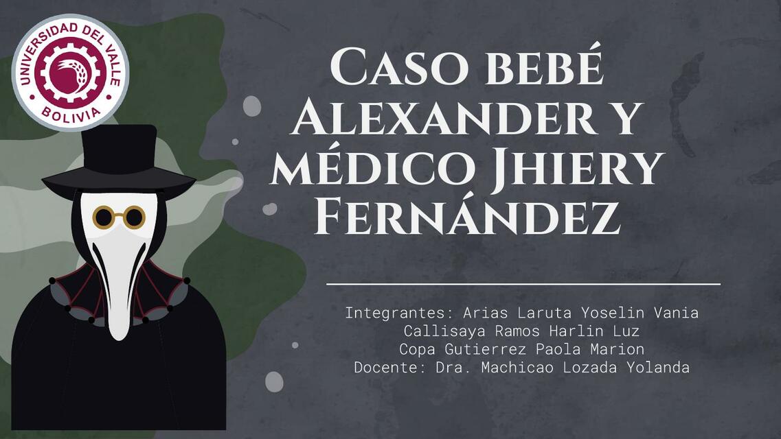 Caso Clínico Bebé Alexander