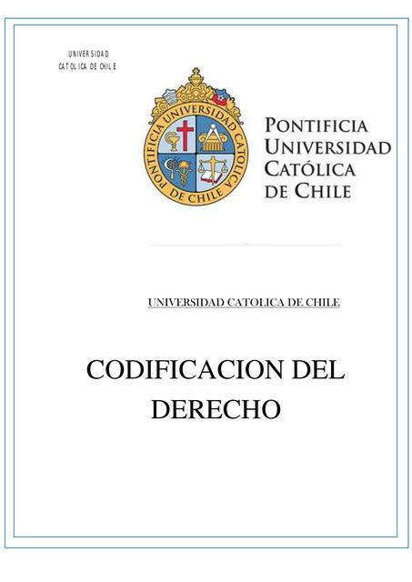 Codificación del Derecho 