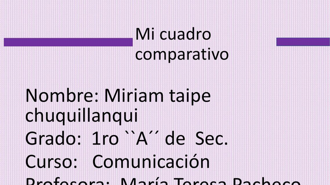 Mi Cuadro Comparativo