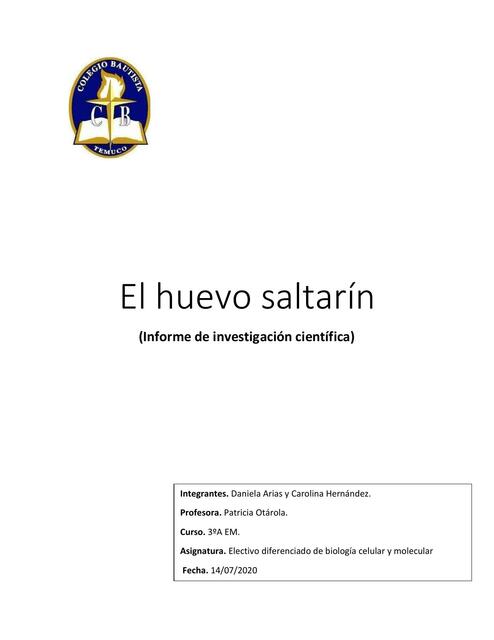 Informe de Laboratorio de Ósmosis