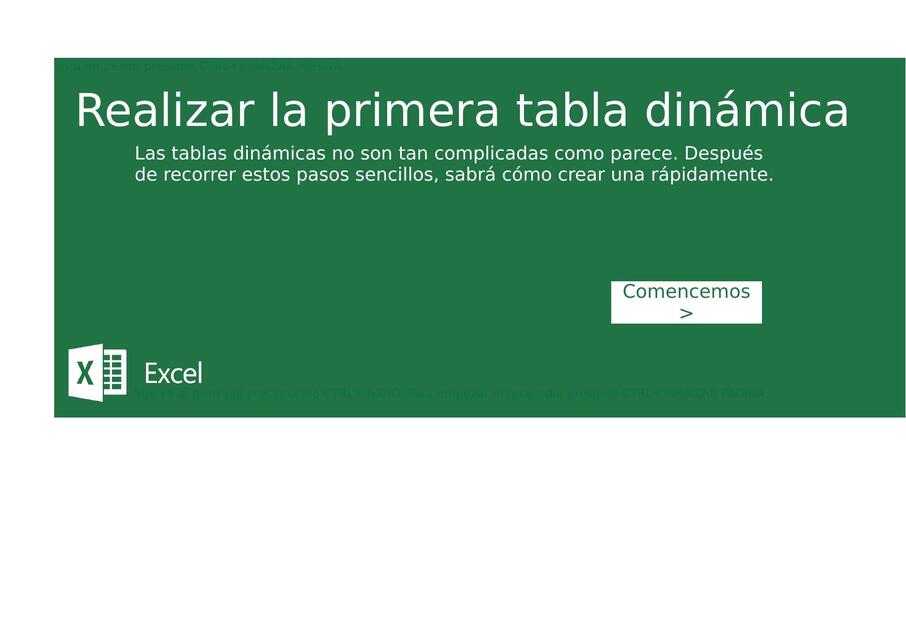 Tutorial de Tablas Dinámicas