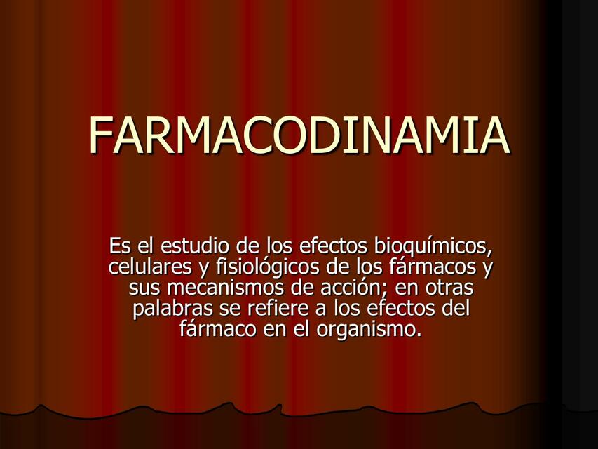 Farmacodinamia 