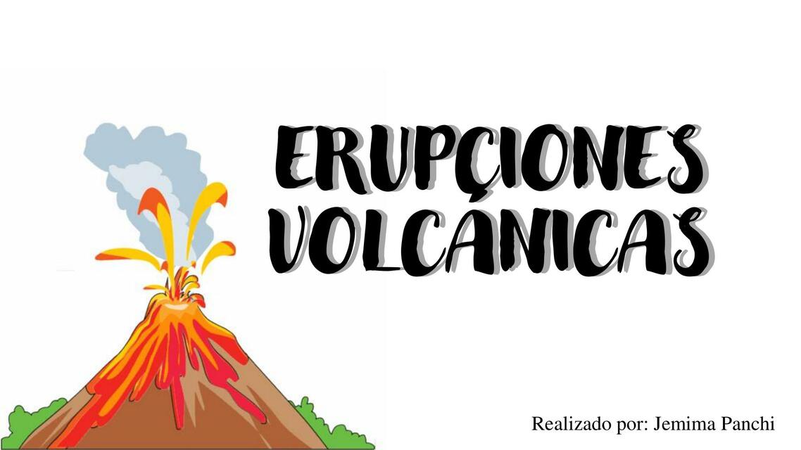 Erupciones Volcánicas