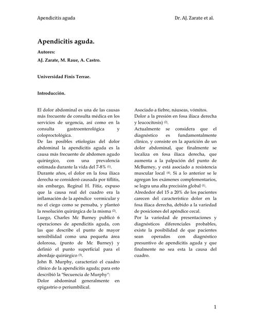 Apendicitis Aguda 