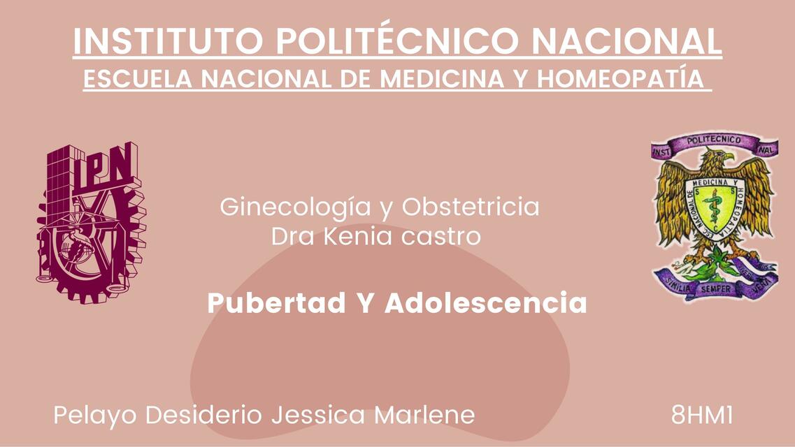 Adolescencia y Pubertad 