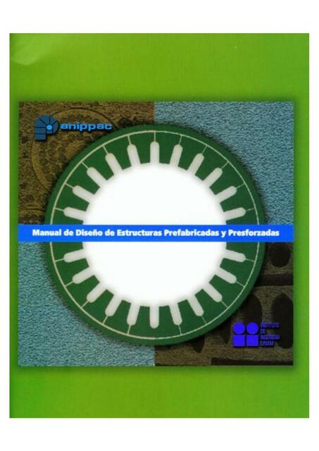 Manual de Diseño de Estructuras Prefabricadas 