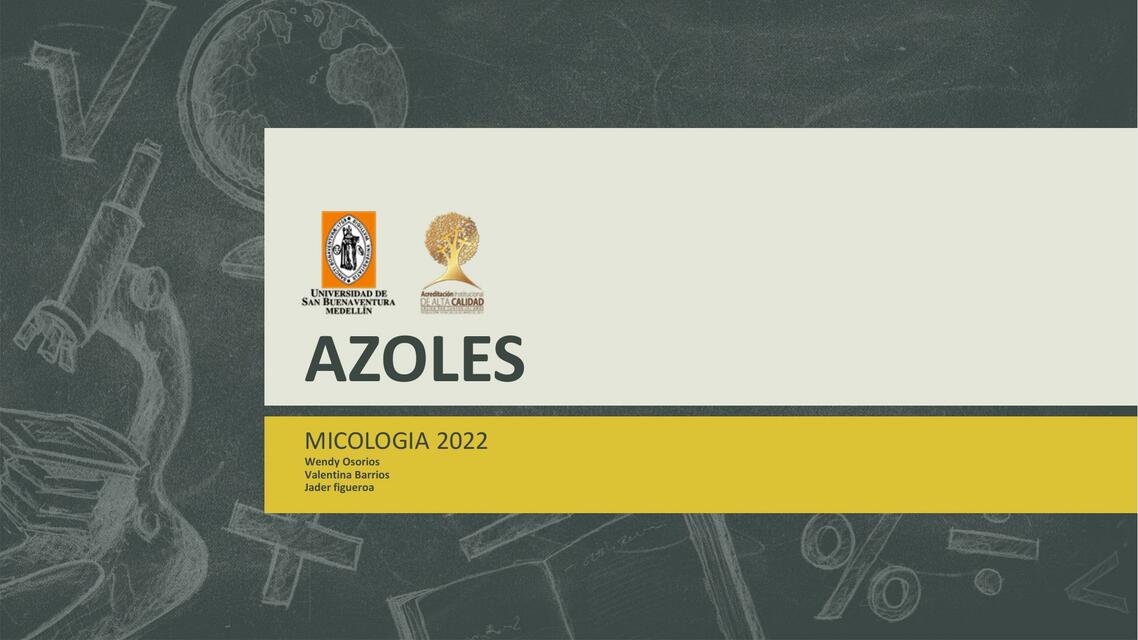 Azoles- Micología 