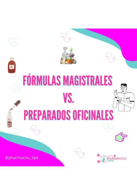 Diferencia entre fórmula y preparado magistral