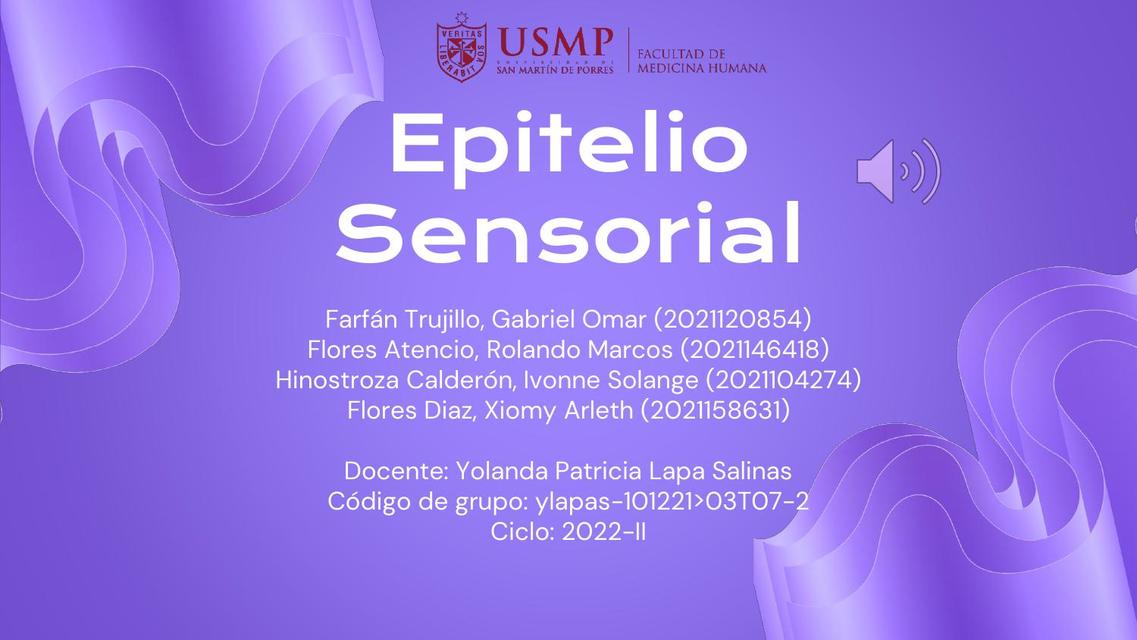 Epitelio sensorial