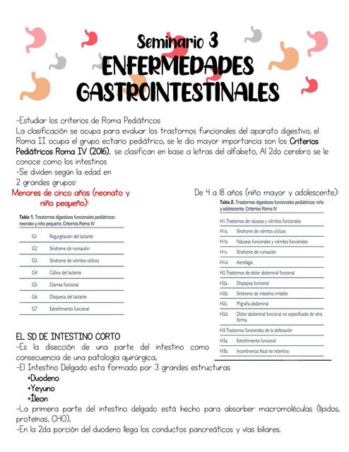 Enfermedades gastrointestinales