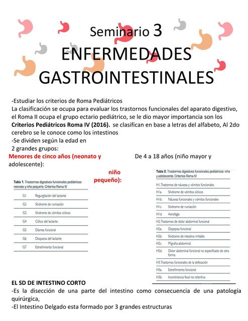 Enfermedades gastrointestinales