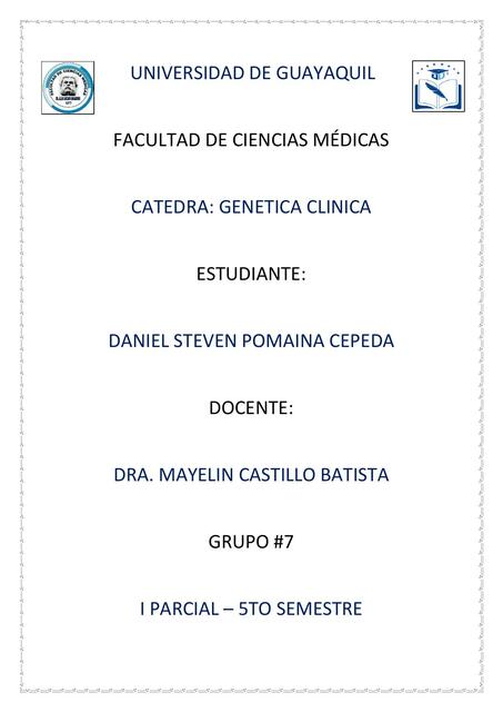 TALLER DE GENETICA CLINICA