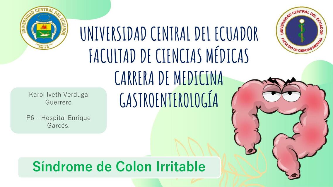 Síndrome de Colon Irritable