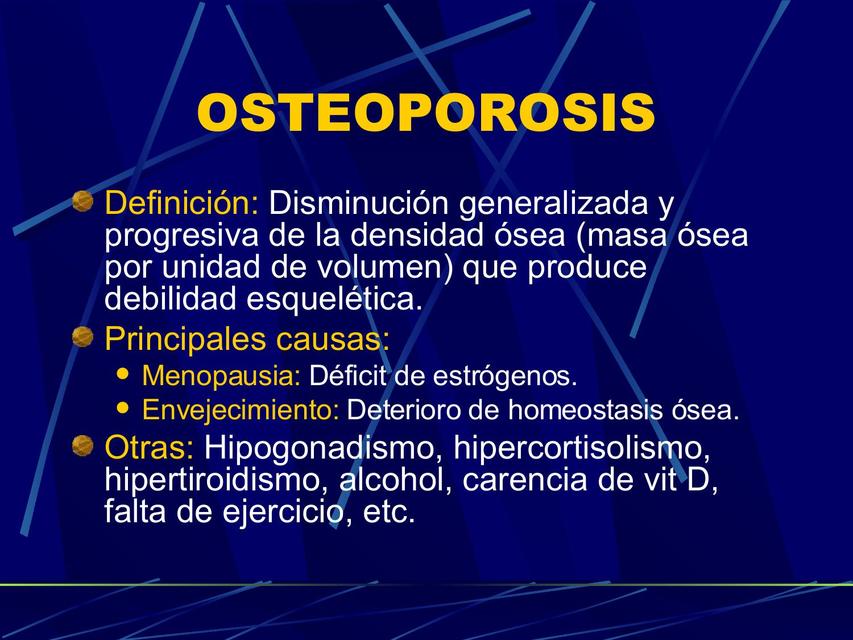 Osteoporosis