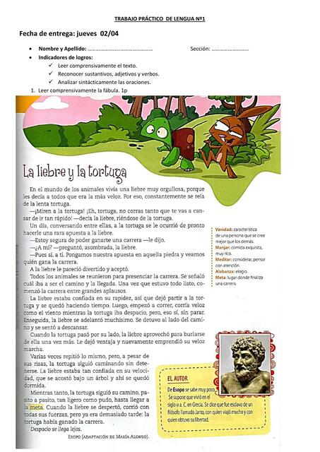  Actividades de lengua y ciencias sociales