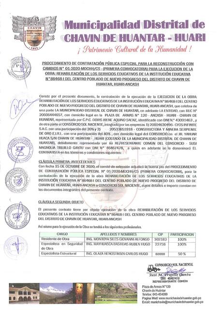 Procedimiento de Contratación Pública