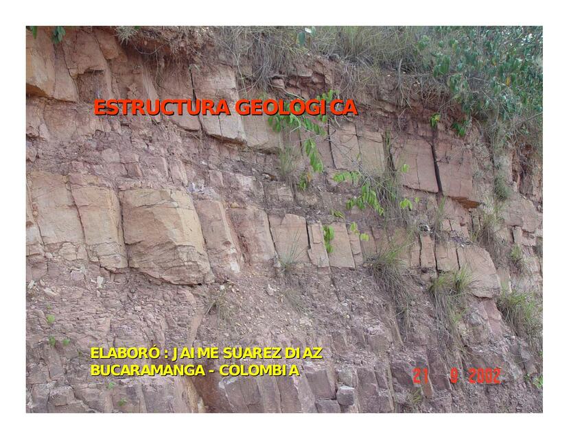 Estructura geologica