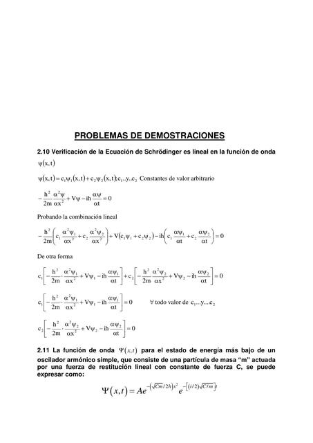 Mecánica cuántica ejercicios resueltos