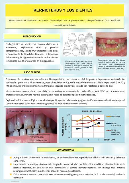 Kernicterus y los Dientes