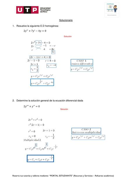 Solución taller de calculo para toma de desiciones 