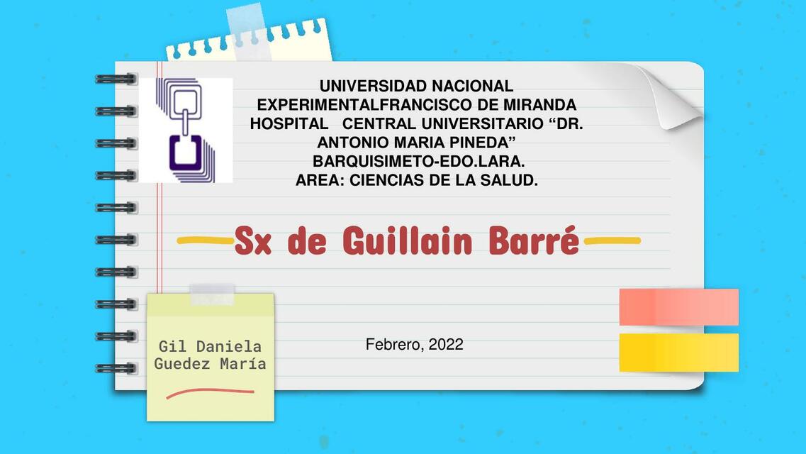 Sx de Guillain Barré