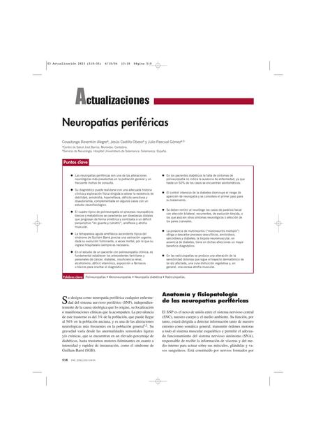 Neuropatías Periféricas