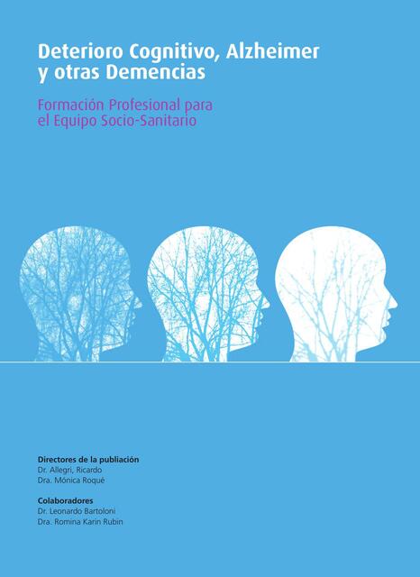 Deterioro Cognitivo, Alzheimer y otras Demencias