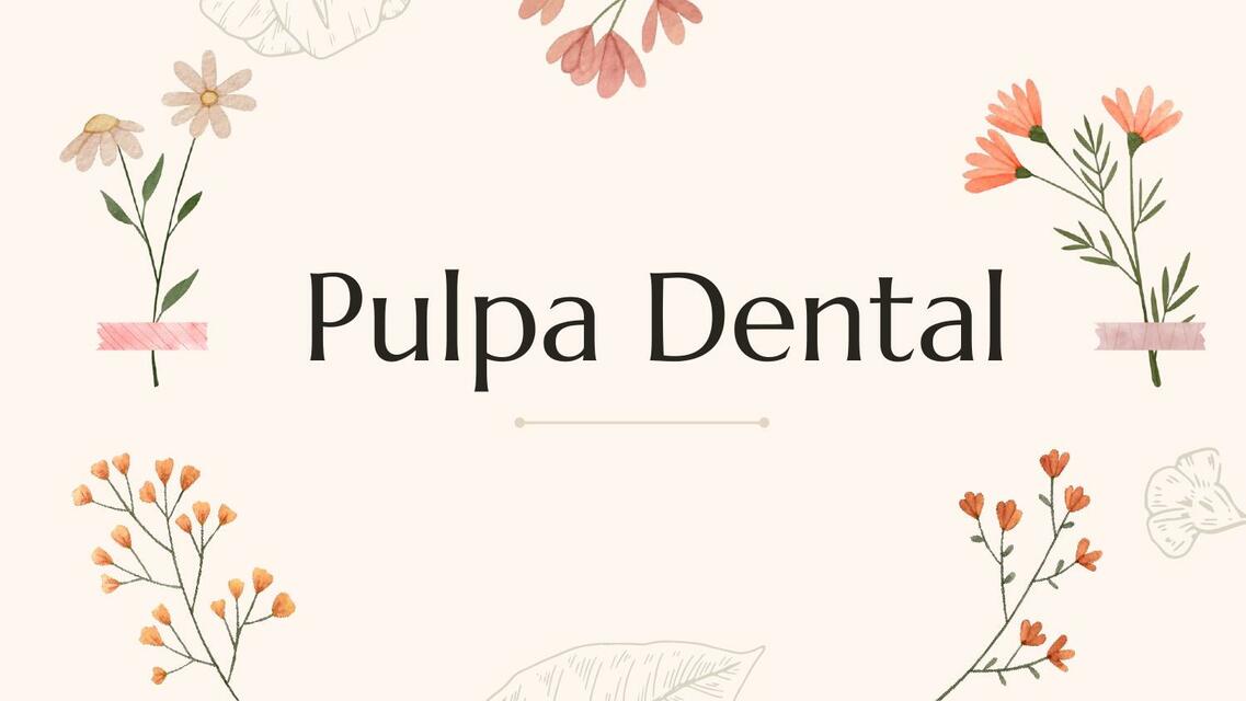 Pulpa Dental 