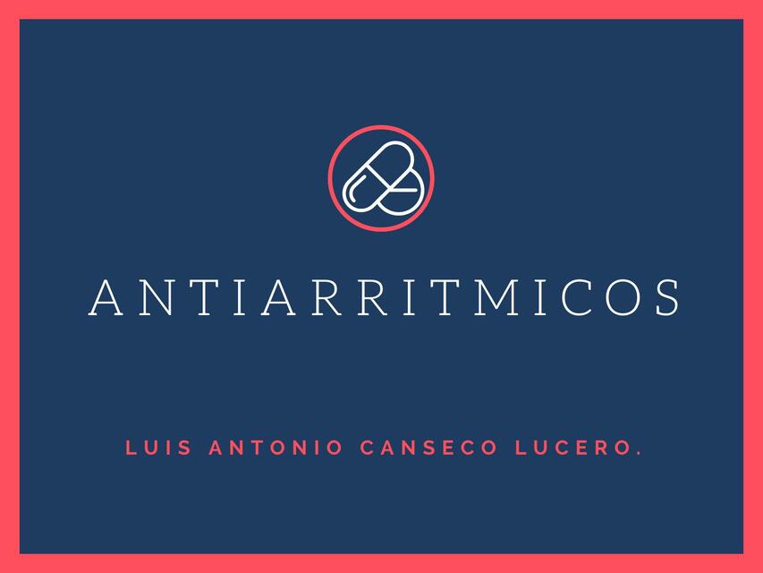 Antiarrítmicos