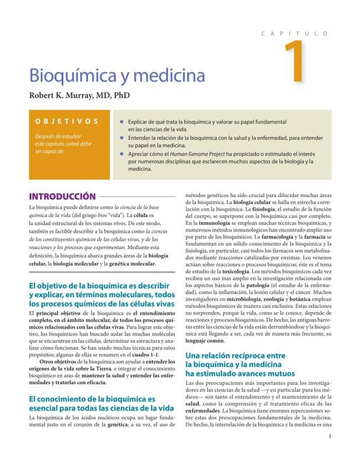 Bioquímica y medicina