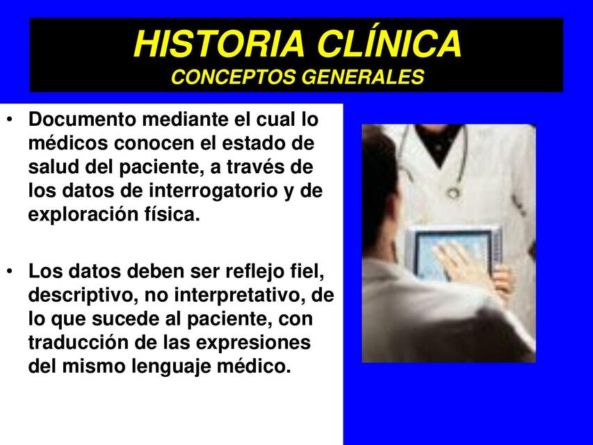 Historia Clínica