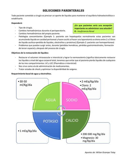 Soluciones Parenterales